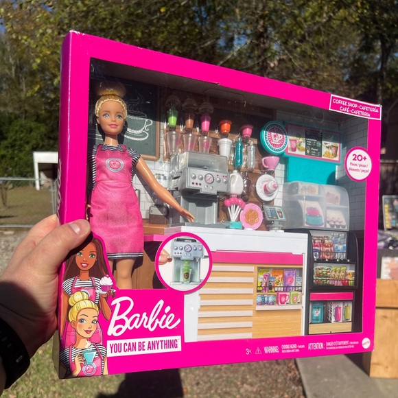 Barbie Other - BNWT Barista Barbie - You Can Do Anything - 2019 - Coffee Shop